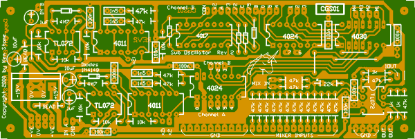 Sub-oscillator PCB