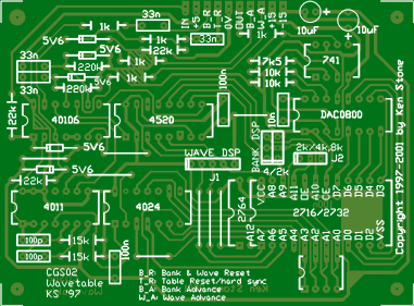 Wave table PCB