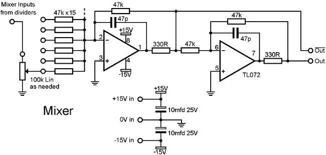 Sub-oscillator schematic