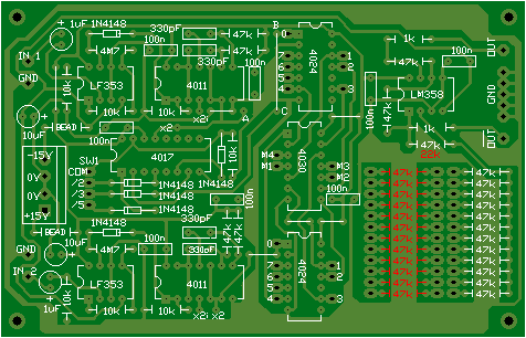 Sub-oscillator PCB